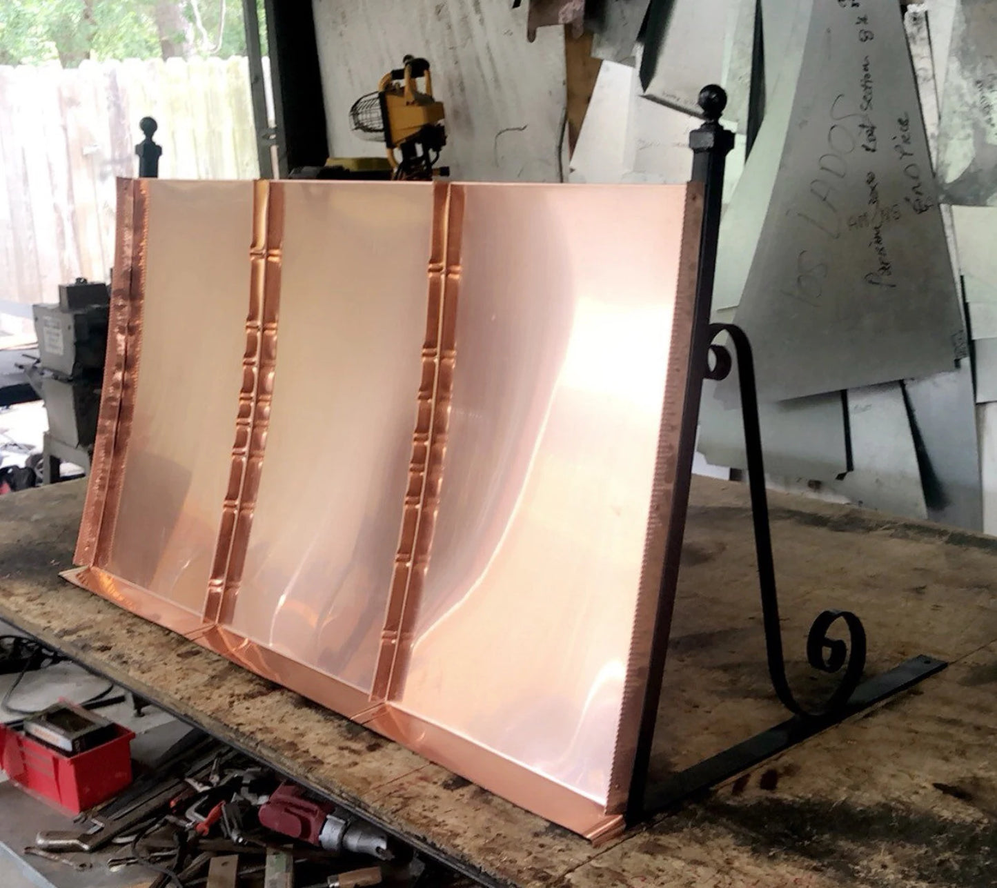 48"x30" Bourbon Street Copper Awning