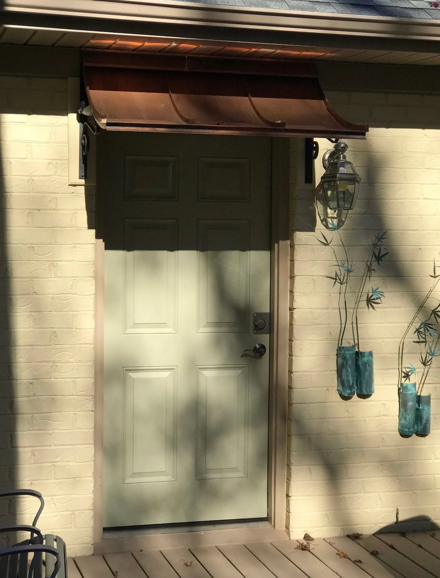 48"x30" Bourbon Street Copper Awning