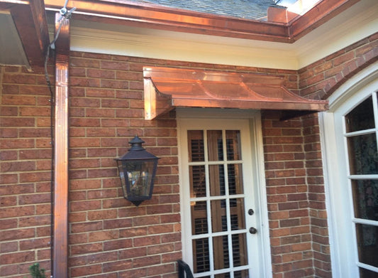48"x18"x11" Seville Copper Awning (MF)