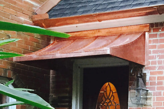 64"x30"x17" Seville Copper Awning